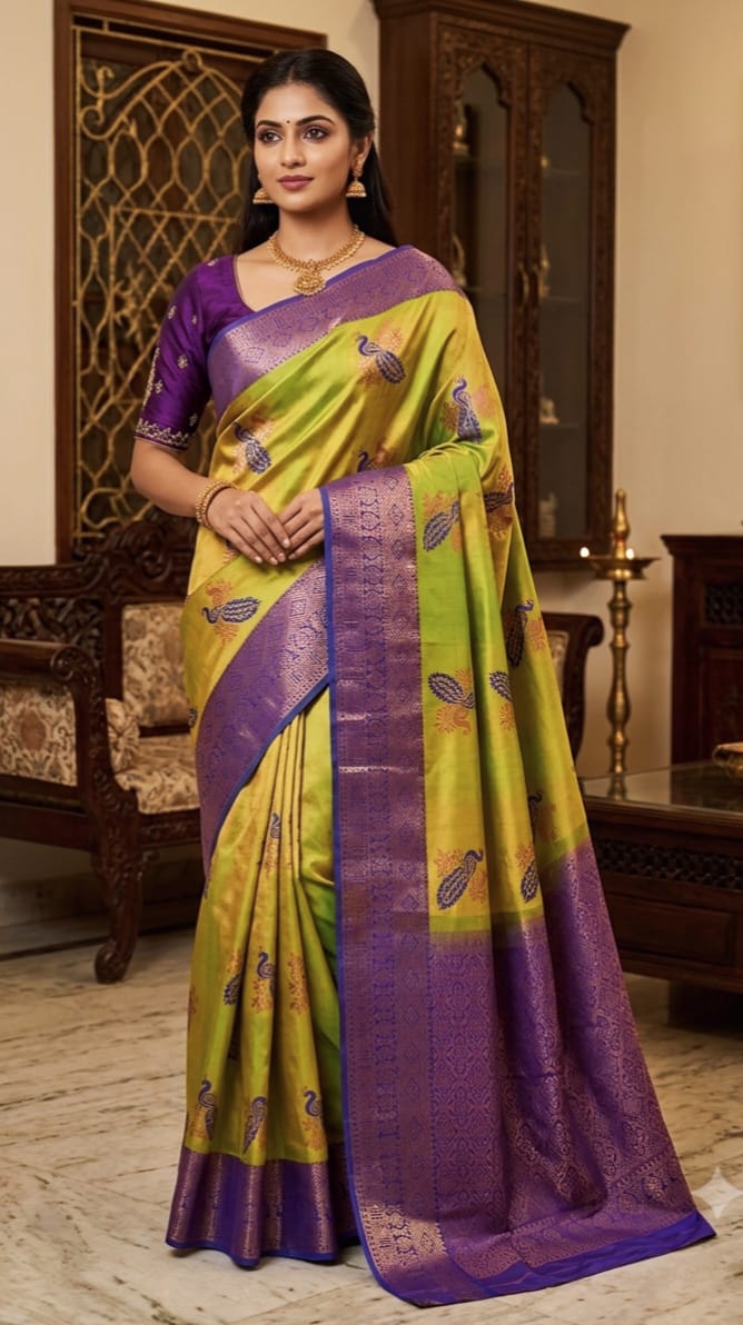 Mayil Pattu Saree Collection | Traditional & Elegant Semi Silk Sarees I MAYILS00