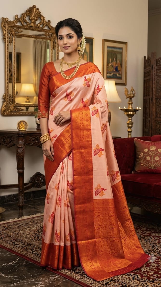 Mayil Pattu Saree Collection | Traditional & Elegant Semi Silk Sarees I MAYILS007