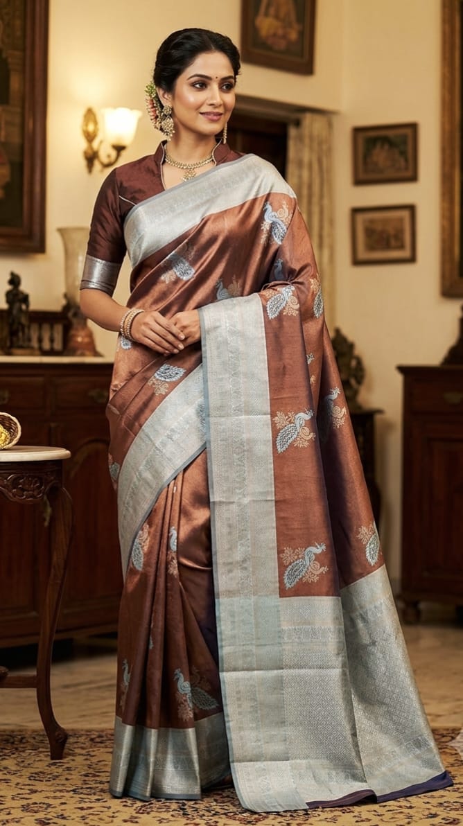 Mayil Pattu Sarees – Beautiful Peacock Motif Sarees | MAYIL_PL_07