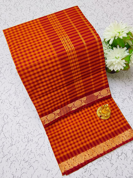 Chettinad Cotton Sarees – Traditional & Comfortable Cotton Sarees - CHETCK11
