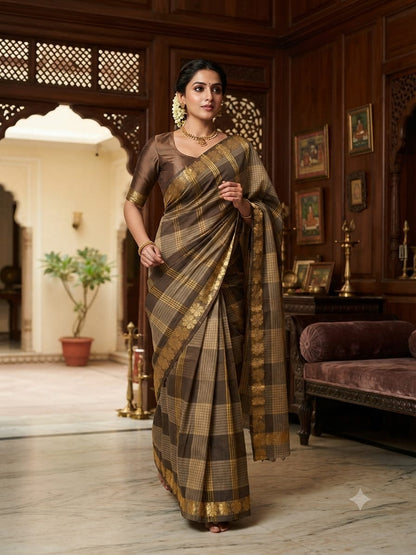 Chettinad Cotton Sarees – Traditional & Comfortable Cotton Sarees - CHETCK12