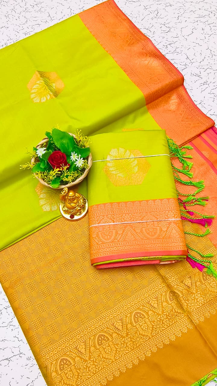 Luxury Meena Soft Silk Saree – Magenta / Dark Pink | LMSSI12