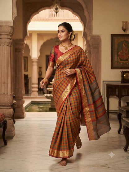 Chettinad Cotton Sarees – Traditional & Comfortable Cotton Sarees - CHETCK13