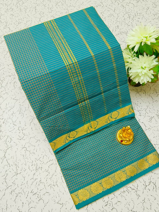 Chettinad Cotton Sarees – Traditional & Comfortable Cotton Sarees - CHETCK14