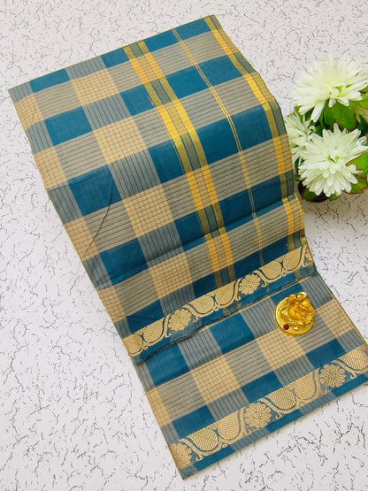 Chettinad Cotton Sarees – Traditional & Comfortable Cotton Sarees - CHETCK16