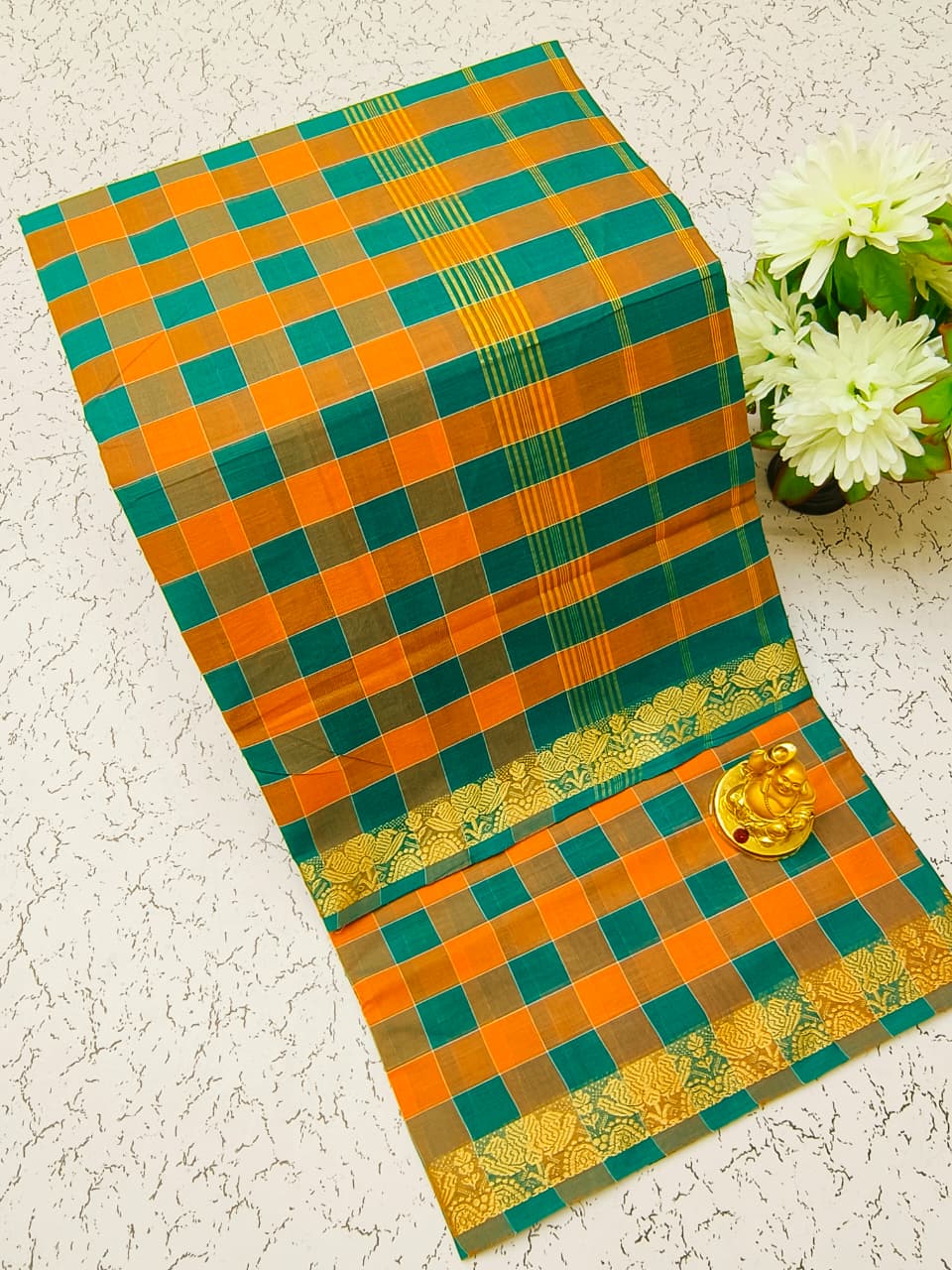 Chettinad Cotton Sarees – Traditional & Comfortable Cotton Sarees - CHETCK17
