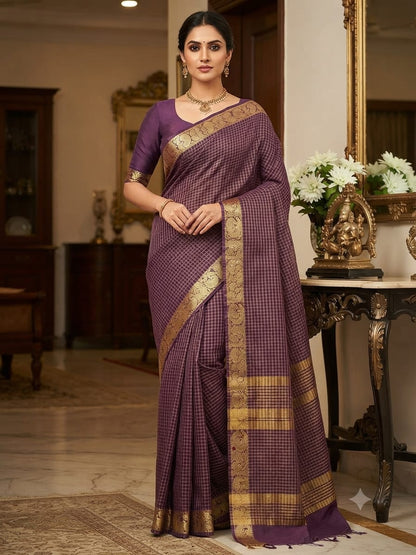 Chettinad Cotton Sarees – Traditional & Comfortable Cotton Sarees - CHETCK18
