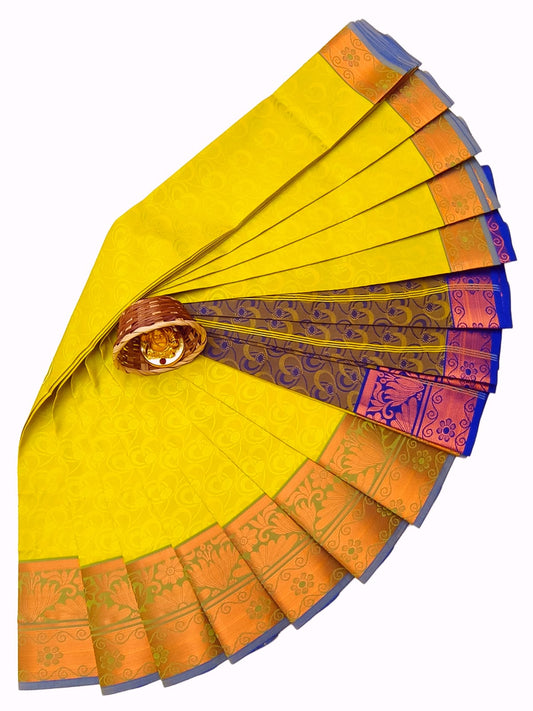 Emboss Silk Saree | Semi Silk Saree with Rich Embossed Design | ANUSH19