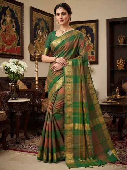 Chettinad Cotton Sarees – Traditional & Comfortable Cotton Sarees - CHETCK01