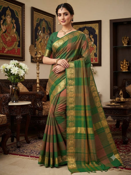 Chettinad Cotton Sarees – Traditional & Comfortable Cotton Sarees - CHETCK01