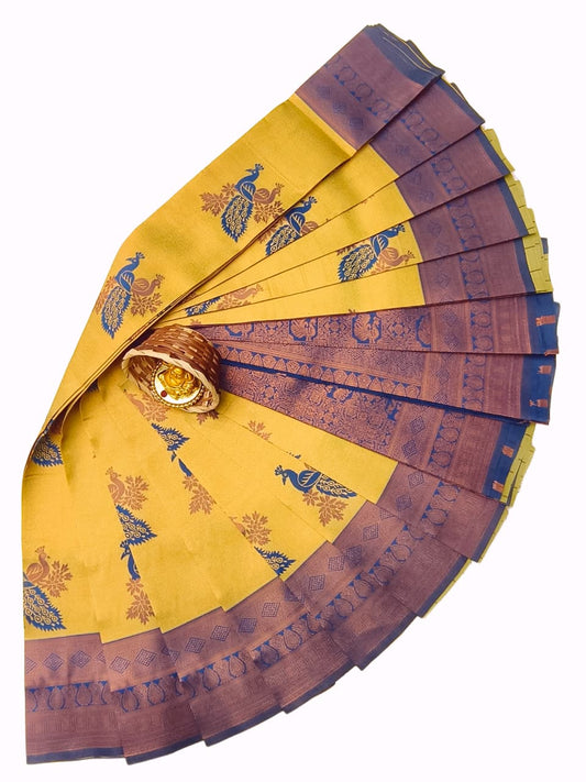 Mayil Pattu Saree Collection | Traditional & Elegant Semi Silk Saree | MAYILS002