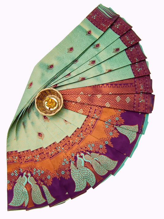 Mayil Pattu Saree Collection | Traditional & Elegant Semi Silk Sarees  I MAYIL010