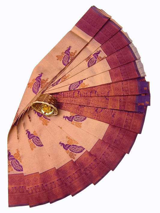 Mayil Pattu Saree Collection | Traditional & Elegant Semi Silk Saree | MAYILS003