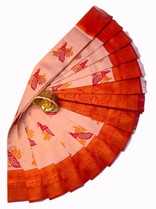 Mayil Pattu Saree Collection | Traditional & Elegant Semi Silk Sarees I MAYILS007