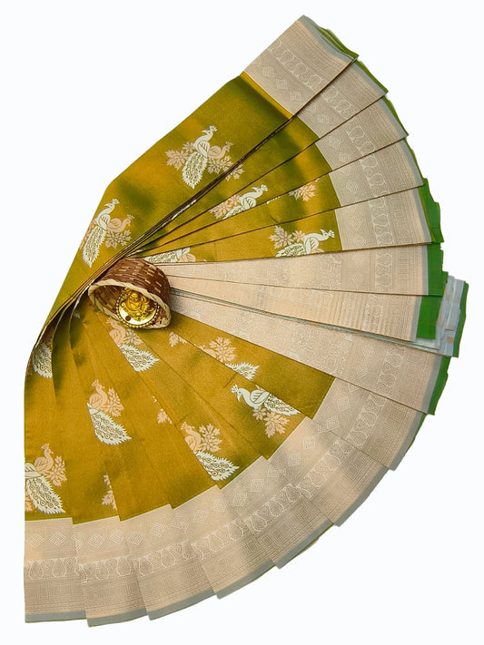 Mayil Pattu Saree Collection | Traditional & Elegant Semi Silk Sarees I MAYILS005