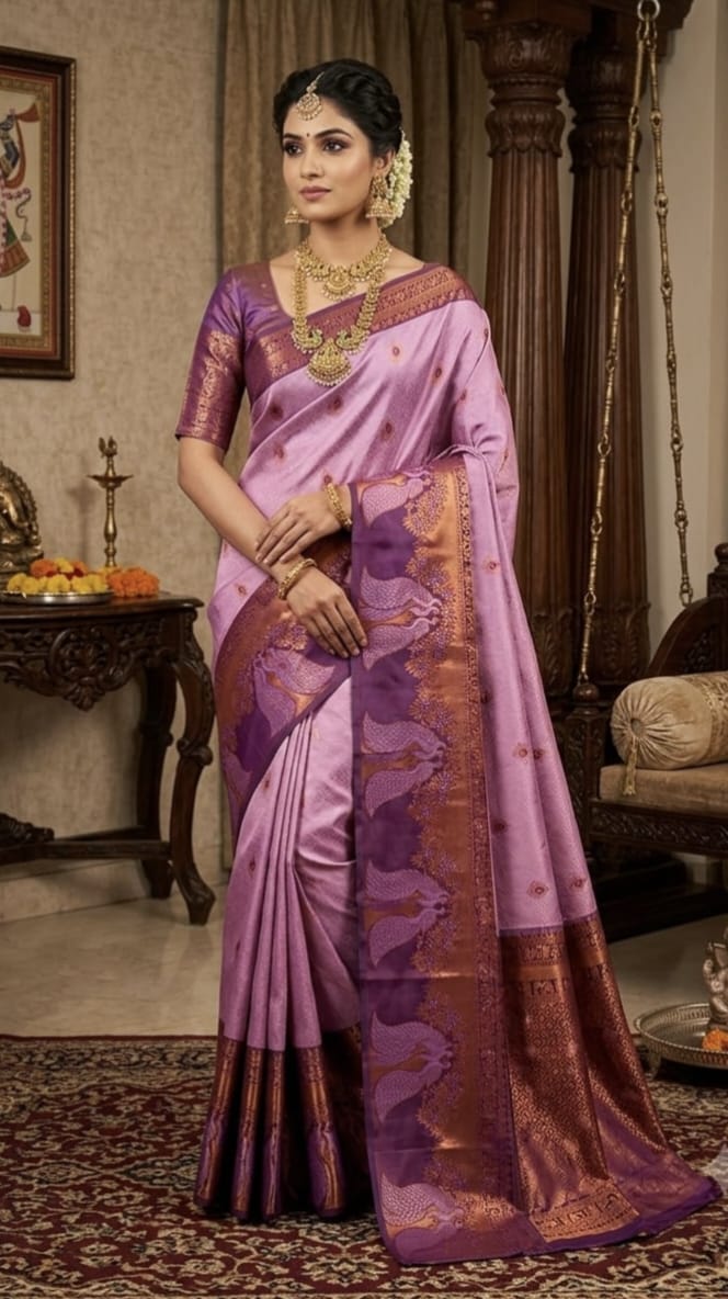 Mayil Pattu Saree Collection | Traditional & Elegant Semi Silk Sarees I MAYIL013