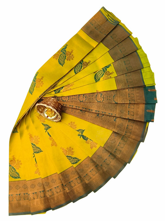 Mayil Pattu Saree Collection | Traditional & Elegant Semi Silk Sarees I MAYILS001