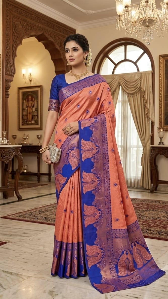 Mayil Pattu Saree Collection | Traditional & Elegant Semi Silk Sarees  I MAYIL016