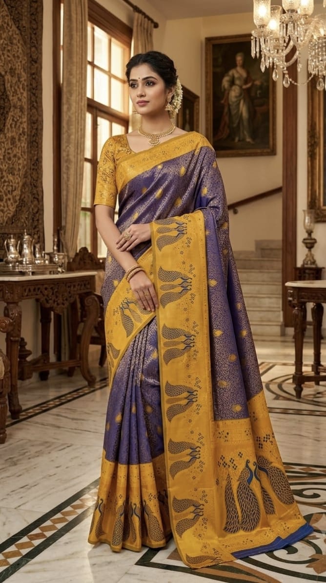 Mayil Pattu Saree Collection | Traditional & Elegant Semi Silk Sarees I MAYIL004