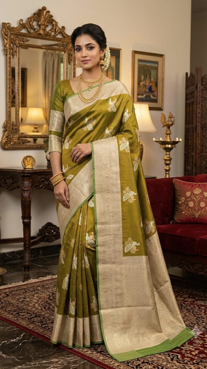Mayil Pattu Saree Collection | Traditional & Elegant Semi Silk Sarees I MAYILS005