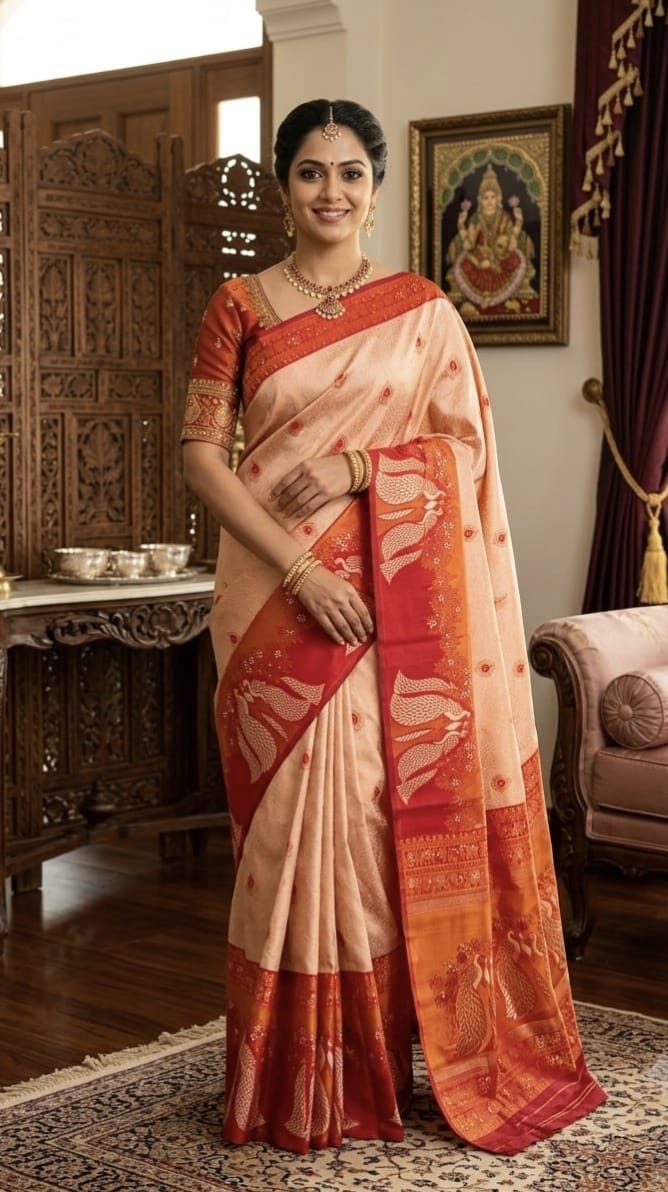 Mayil Pattu Saree Collection | Traditional & Elegant Semi Silk Sarees I MAYIL007