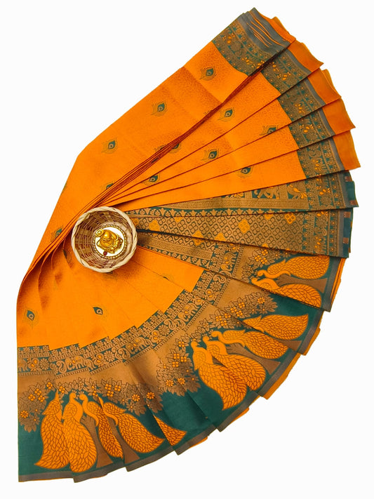 Mayil Pattu Saree Collection | Traditional & Elegant Semi Silk Sarees I MAYIL006