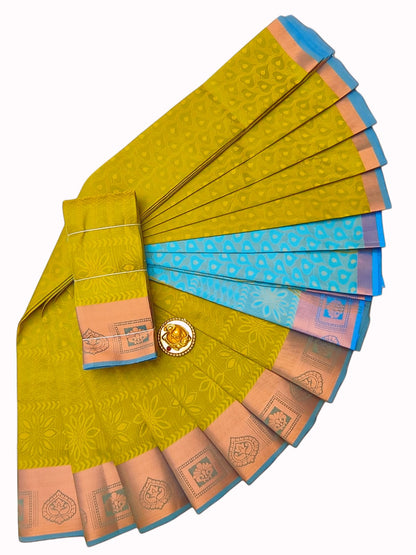 Emboss Silk Saree | Semi Silk Saree with Rich Embossed Design | ANUSH25
