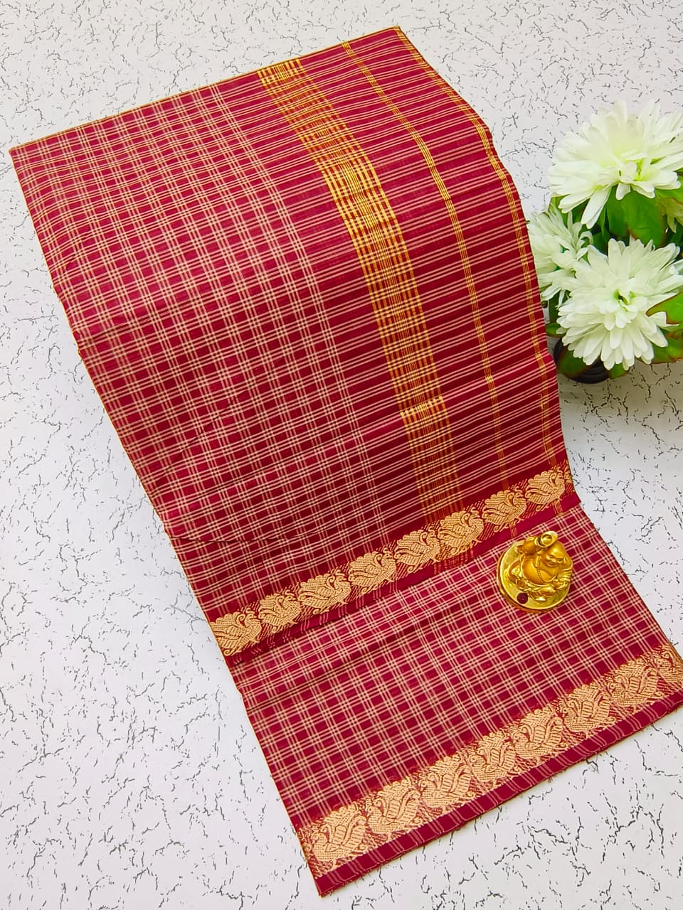 Chettinad Cotton Sarees – Traditional & Comfortable Cotton Sarees - CHETCK02