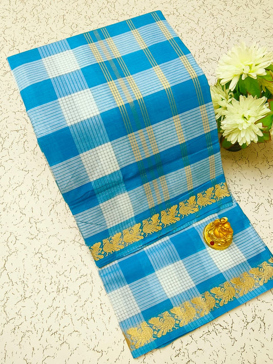 Chettinad Cotton Sarees – Traditional & Comfortable Cotton Sarees - CHETCK05