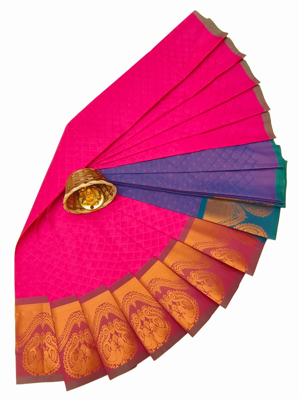 Emboss Silk Saree | Semi Silk Saree with Rich Embossed Design | ANUSH07
