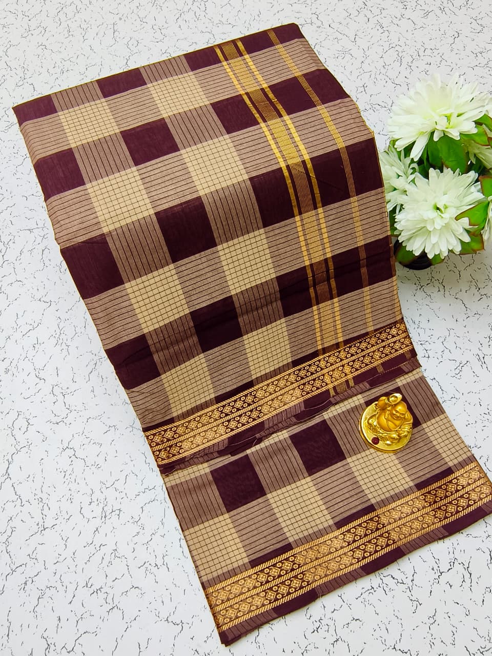 Chettinad Cotton Sarees – Traditional & Comfortable Cotton Sarees - CHETCK07