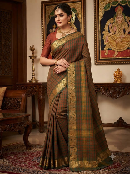 Chettinad Cotton Sarees – Traditional & Comfortable Cotton Sarees - CHETCK08