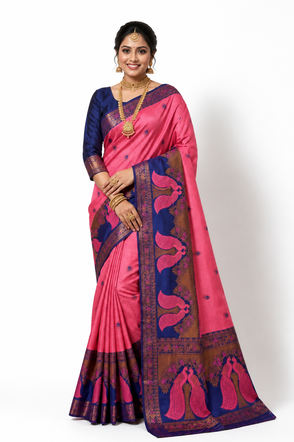 Mayil Pattu Silk Saree | Peacock Design Traditional Saree