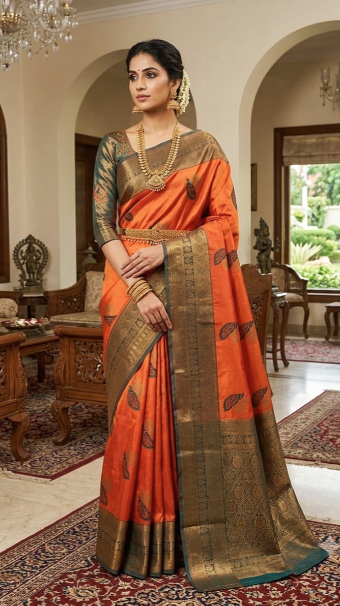 Mayil Pattu Sarees – Beautiful Peacock Motif Sarees | MAYIL_PL_04