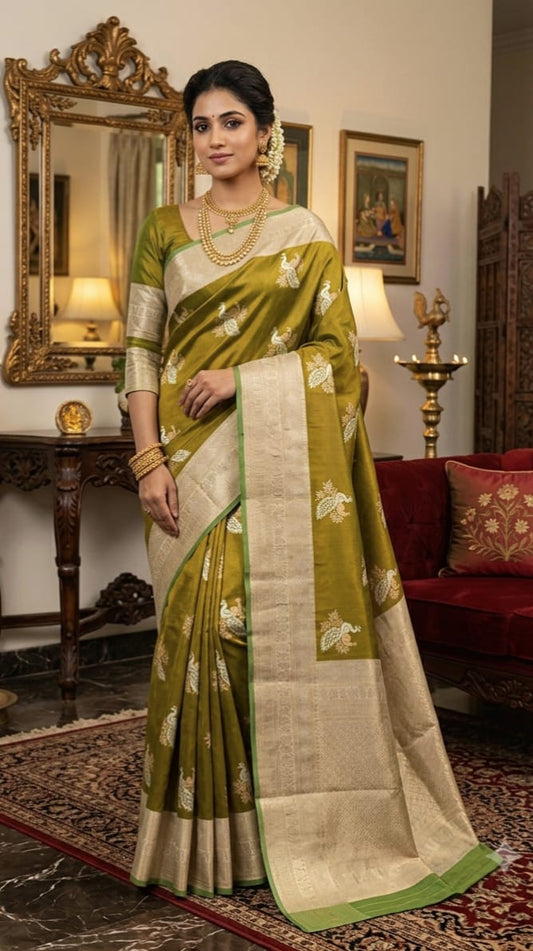 Mayil Pattu Sarees – Beautiful Peacock Motif Sarees | MAYIL_PL_06