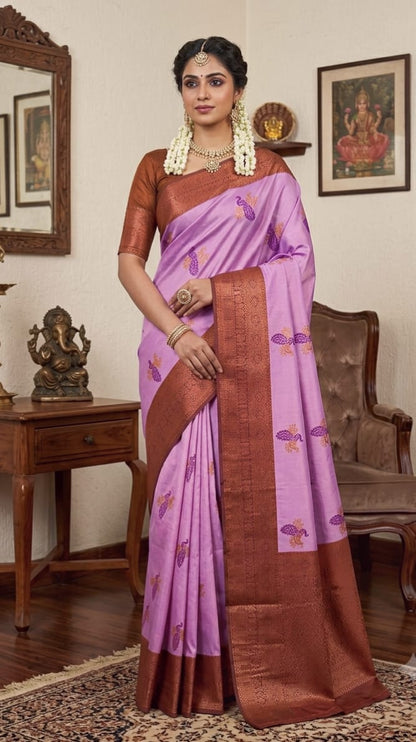 Mayil Pattu Sarees – Beautiful Peacock Motif Sarees | MAYIL_PL_11