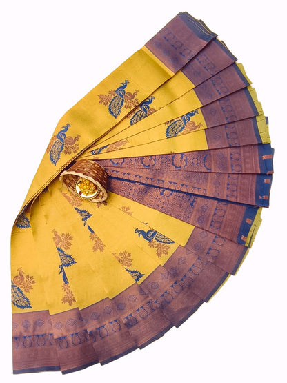 Mayil Pattu Sarees – Beautiful Peacock Motif Sarees | MAYIL_PL_14