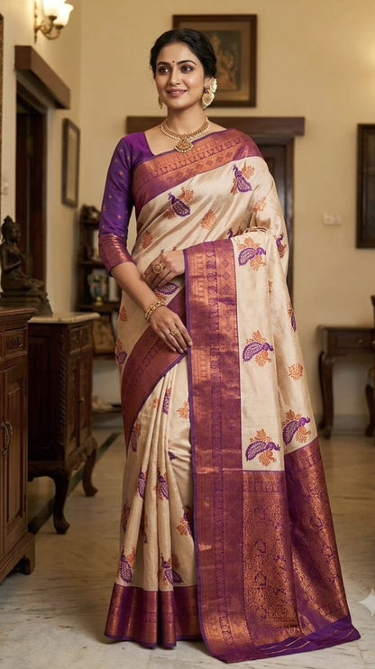 Mayil Pattu Sarees – Beautiful Peacock Motif Sarees | MAYIL_PL_18