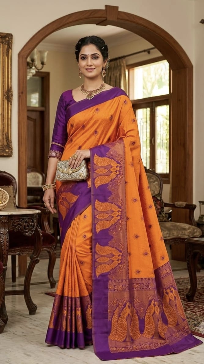 Mayil Pattu Saree Collection | Traditional & Elegant Semi Silk Sarees I MAYIL002