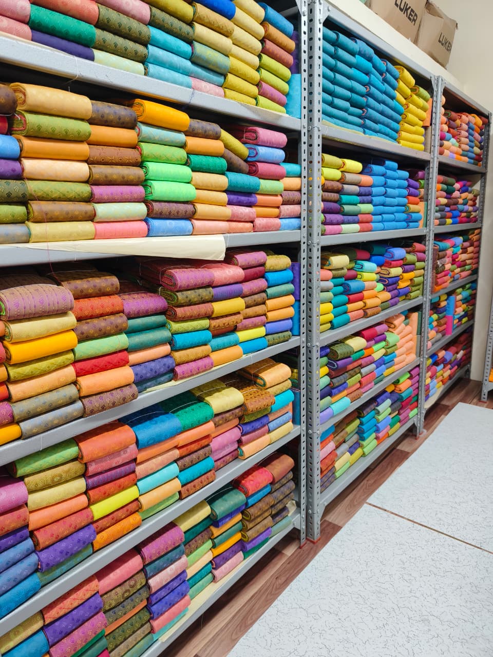 Luxury silk saree detail