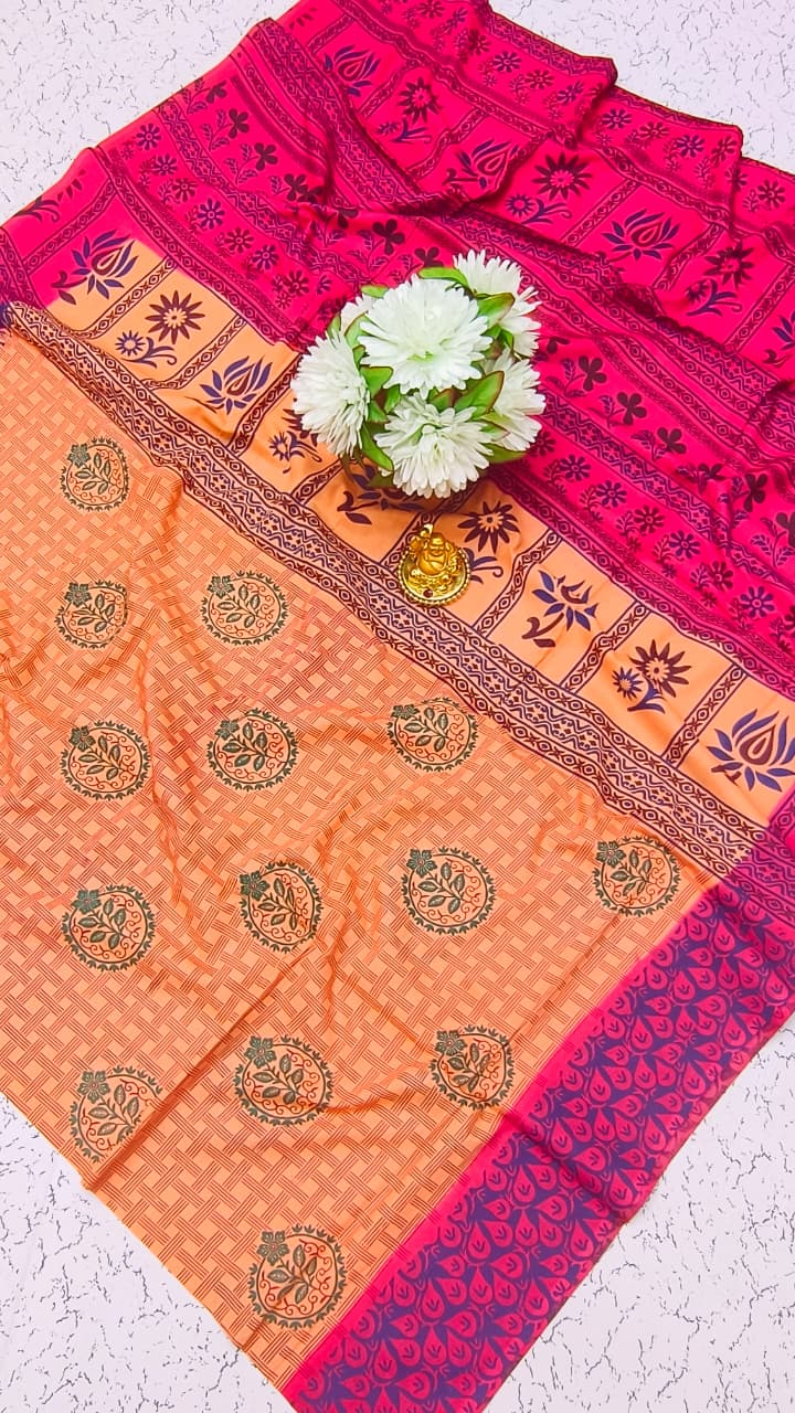 Soft Cotton Saree | Pure Cotton | Lightweight & Comfortable Everyday Wear | SFTCT04