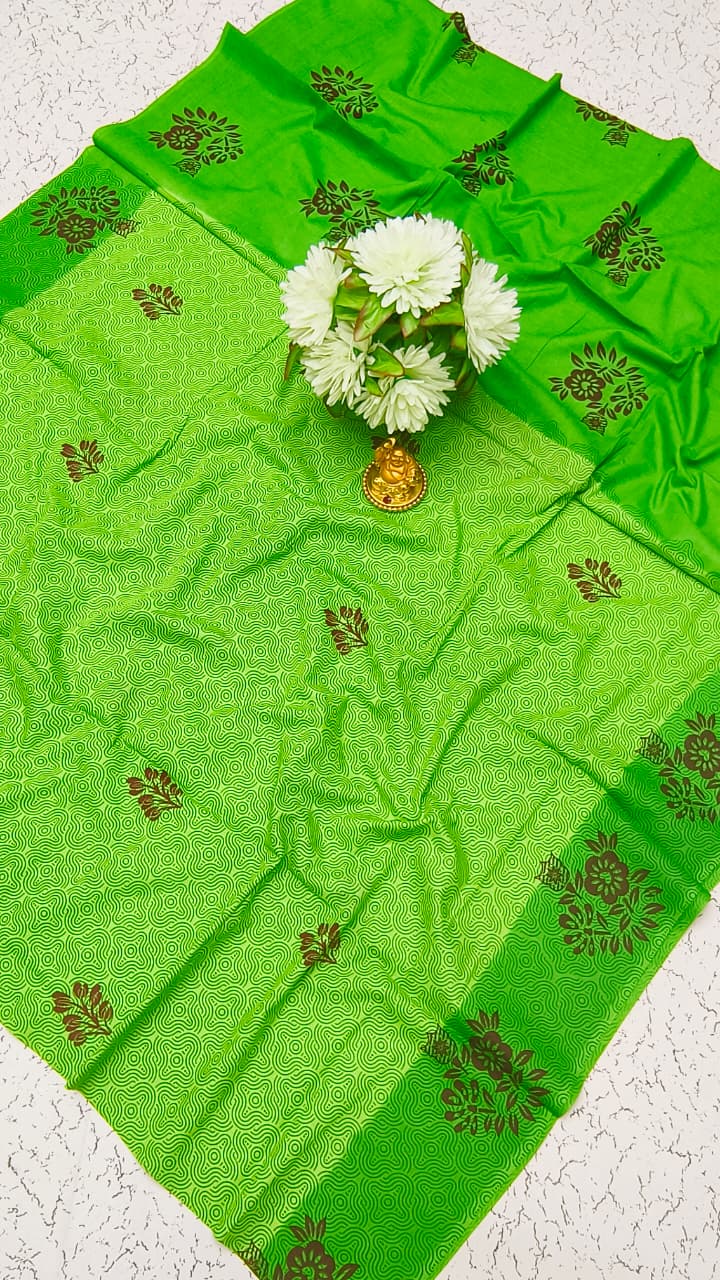 Soft Cotton Saree | Pure Cotton | Lightweight & Comfortable Everyday Wear | SFTCT08