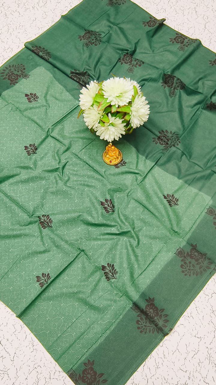 Soft Cotton Saree | Pure Cotton | Lightweight & Comfortable Everyday Wear | SFTCT12