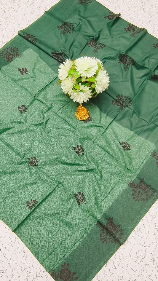 Soft Cotton Saree | Pure Cotton | Lightweight & Comfortable Everyday Wear | SFTCT12