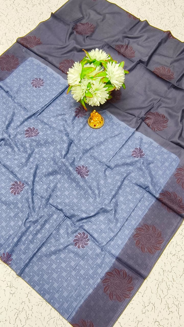 Soft Cotton Saree | Pure Cotton | Lightweight & Comfortable Everyday Wear | SFTCT20